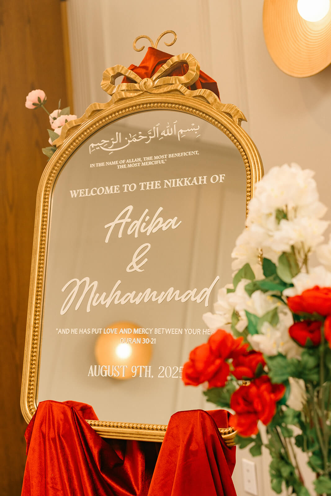 Elegant ballroom by Radiance Decors